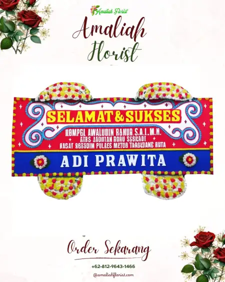Papan Bunga Ucapan Selamat Salambue